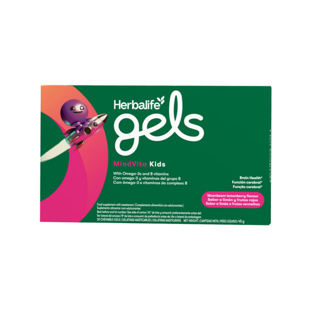 Herbalife Gels - MindVita Kids Moonbeam Lemonberry 30 chewable gels