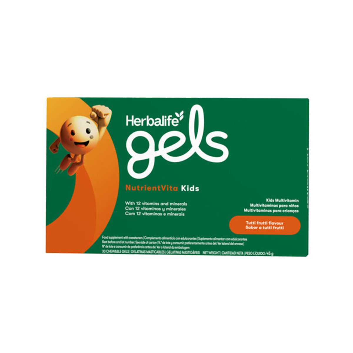 Herbalife Gels - NutrientVita Kids Tutti Frutti 30 chewable gels