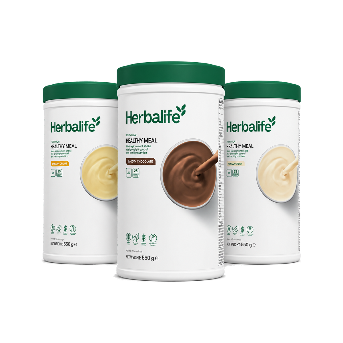 Pack of 3 Formula 1 Nutritional Shake Mix 550 g (Assorted Flavours)